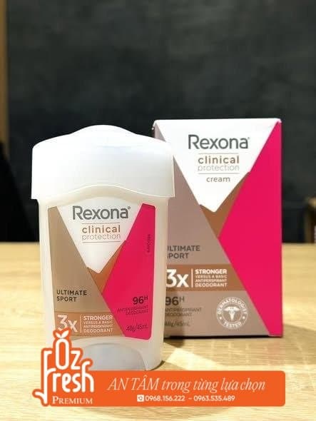 Lăn Khử Mùi Rexona Clinical Untimate Sport 45ml