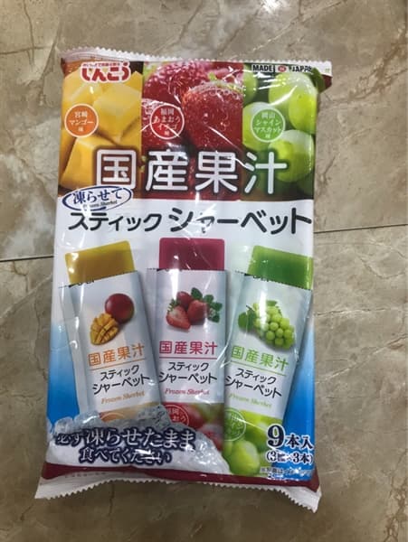 Thạch Trái Cây Mix Vị Nhật Bản - Túi 9 Cái