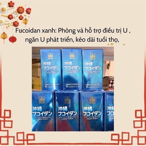Viên Uống Fucoidan Nhật Bản Xanh 180 viên