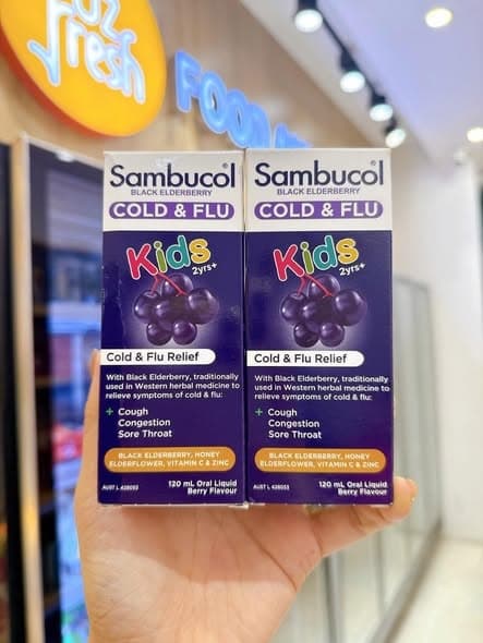 Siro Tăng Đề kháng Sambucol Kids 1-12Y 120ml - Image 1