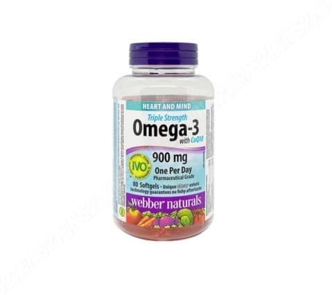 Dầu cá Webber Naturals Omega 3 triple strength 120v