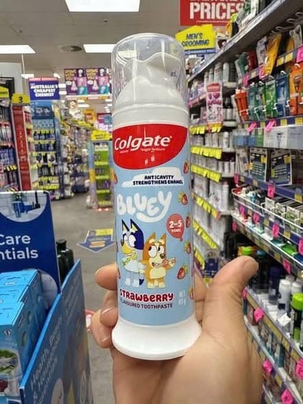 Kem Đánh Răng Colgate Bluey Úc Vị Dâu ( 2-5 Tuổi ) 85g