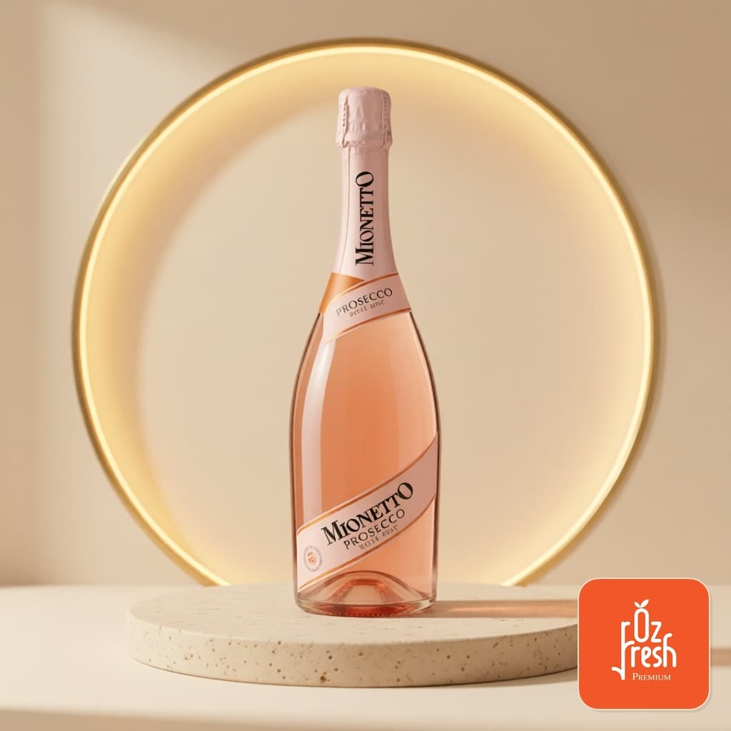 Vang Nổ Mionetto Prosecco Rose Ý 11% Chai 750ml