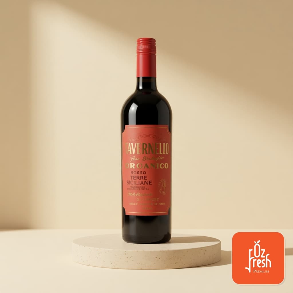 Rượu vang đỏ Tavernello Organico Rosso Terre Siciliane 2022 12,5%vol 750ml