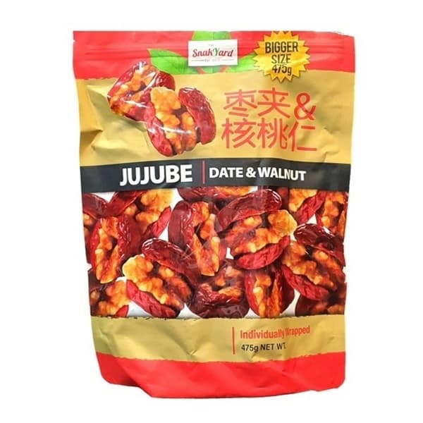 Táo Đỏ Kẹp Óc Chó SnakYard Jujube Úc 475g - Image 1