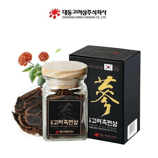 Hắc Sâm Thái Lát Daedong Hàn Quốc - Hộp 75g