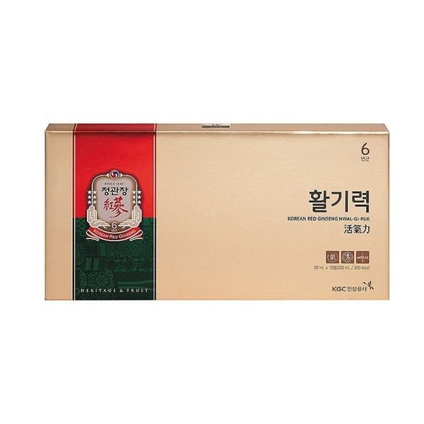 Nước Uống Hồng Sâm Vital Tonic Jung Kwan Jang Hàn Quốc - Hộp 10 Ống