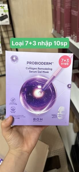 Mặt Nạ Thạch Probioderm BOH Tím Hàn Quốc 34ml Hộp 7+3