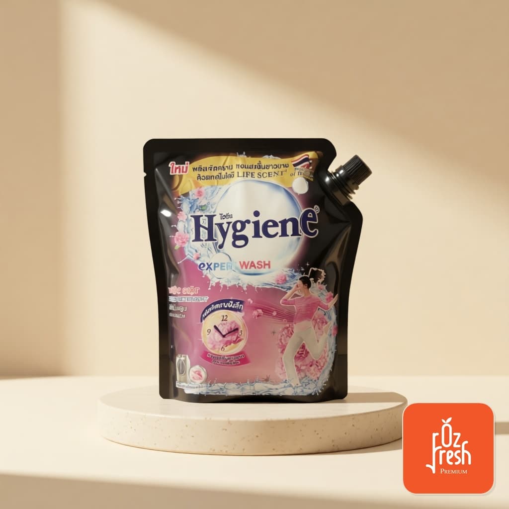 Nước giặt xả Hygiene 1800ml đen (hoa mẫu đơn)