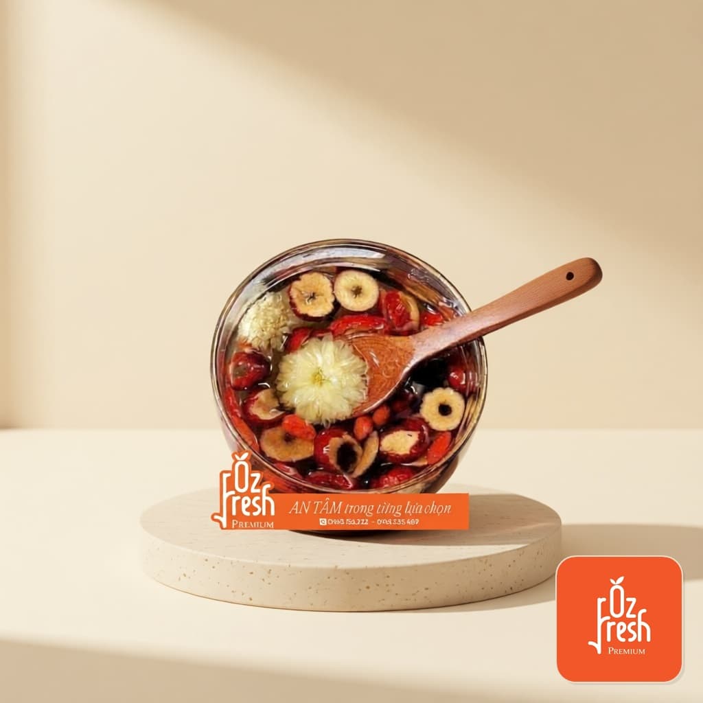Trà Dưỡng Nhan Ginsen & Rose Buds Singapore - Túi 50 Gói