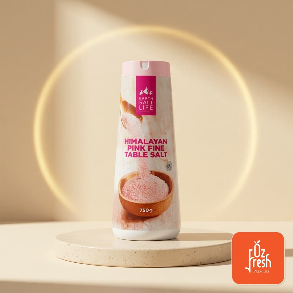 Muối Hồng Himalayan Pink Fine Table Salt Lọ 750gr