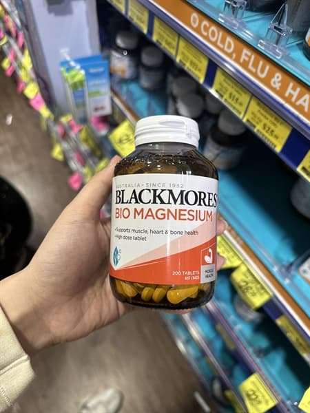 Viên Uống Blackmores Bio Magnesium Úc 200v