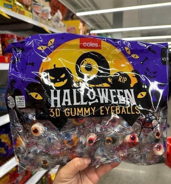 Kẹo Dẻo Mắt Halloween 3D Gummy Eyeball 45 Cái