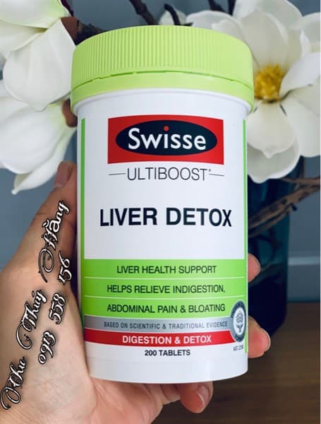 Viên Uống Bổ Gan Swisse Liver Detox 200 Viên