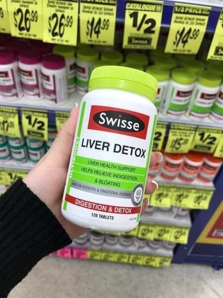 Viên Uống Thải Độc Gan Swisse Liver Detox Úc 200 viên - Image 1