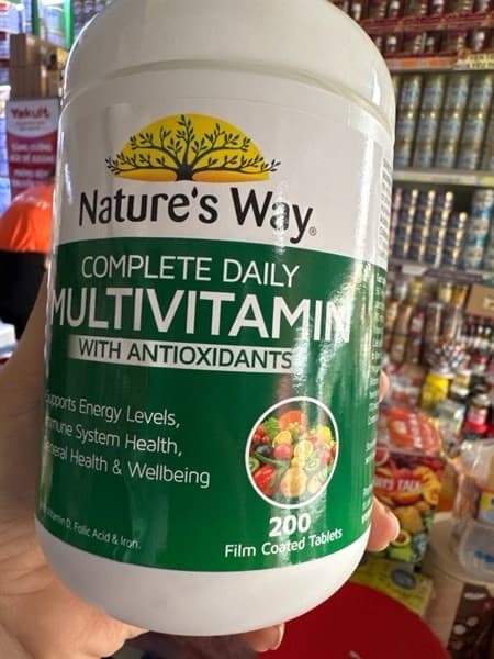 Viên Uống Vitamin Tổng Hợp Nature's Way Complate Daily Úc - Hộp 200V