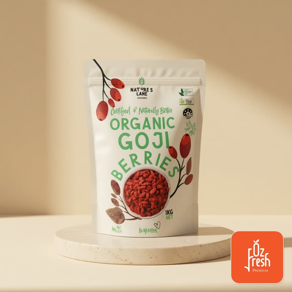 Hạt Kì Tử Organic Goji Berries Úc 1KG