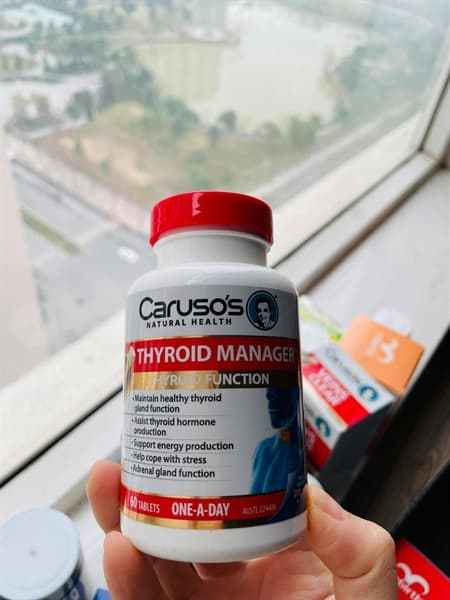 Thuốc Bổ Tuyến Giáp Caruso's Thyroid Manager Úc 60v