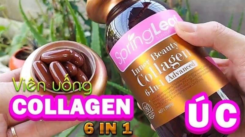 Viên Uống Collagen Spring Leaf Inner Beauty Plus Úc 180V