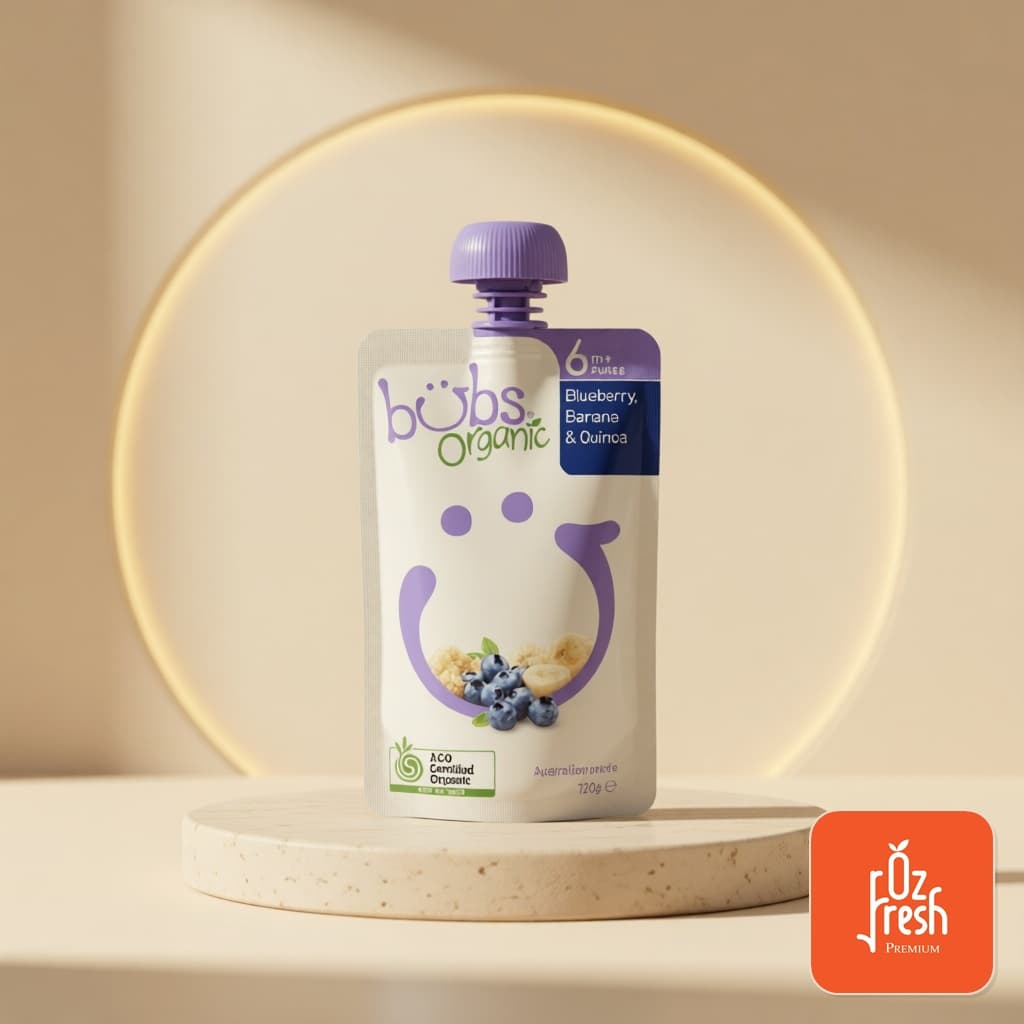 Váng Sữa Bubs Việt Quất, Chuối