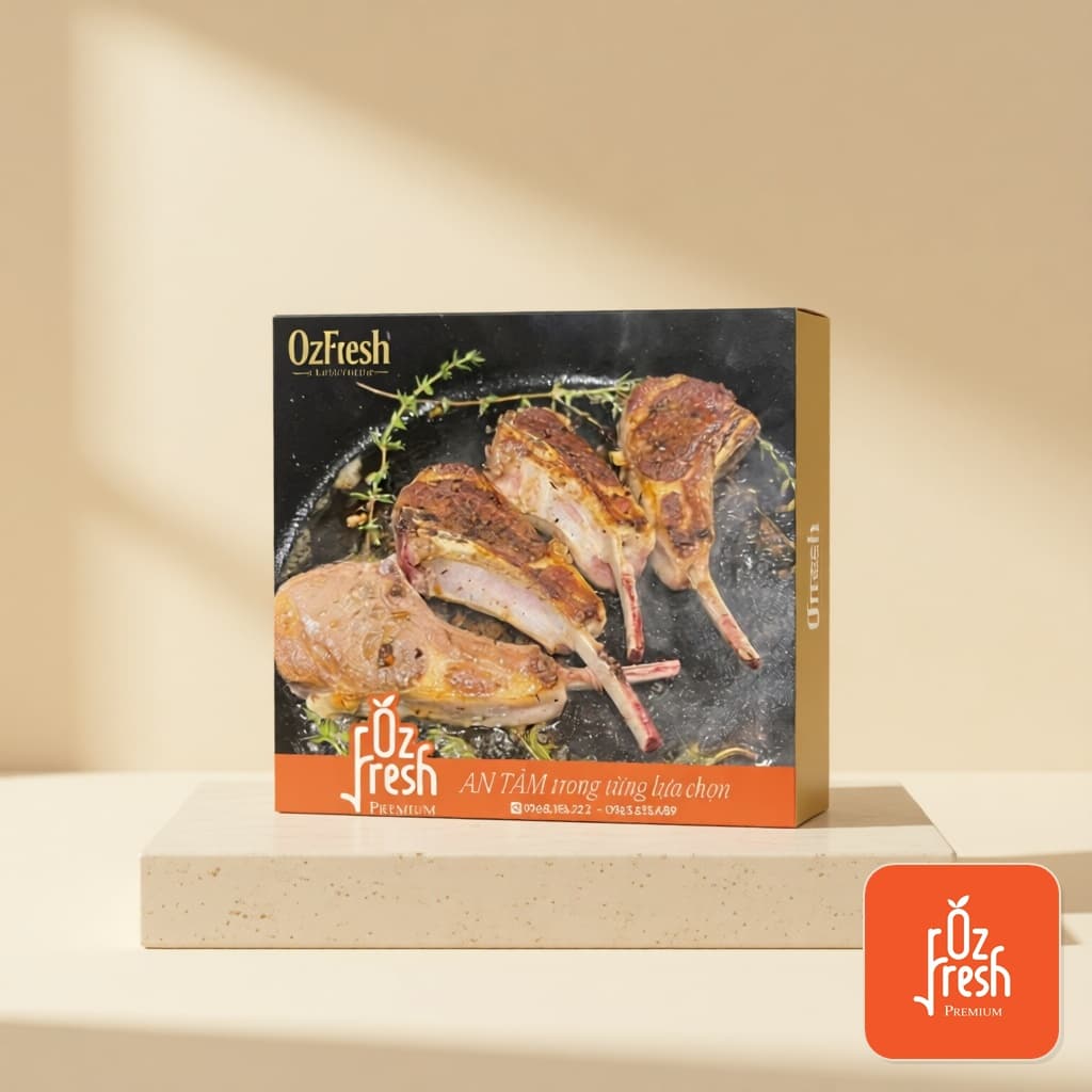 Sườn Cừu Kirkland Frenched Lamb Cutlets Úc