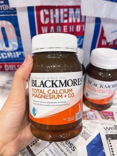 Viên Uống Blackmores Total Calcium & Magnesium + D3 200 Viên