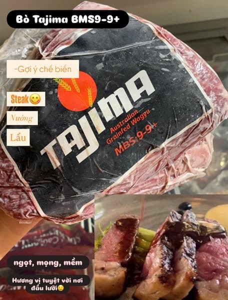 Thịt Bò Wagyu Tajima Grandfed Úc MB9+ - Image 1