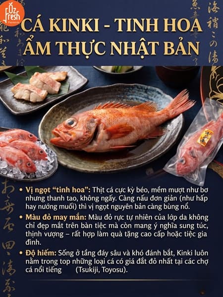 Cá Kinki Nhật (Kg)