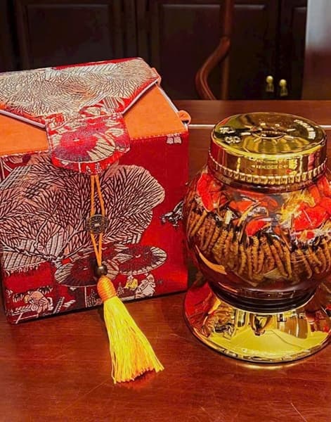 Đông Trùng Ngâm Mật Ong Hũ 1200ml - Image 1