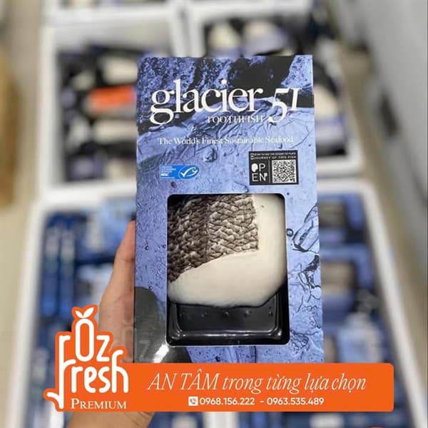 Cá Tuyết Úc Cao Cấp Glacier 51 Toothfish - Pack 150g