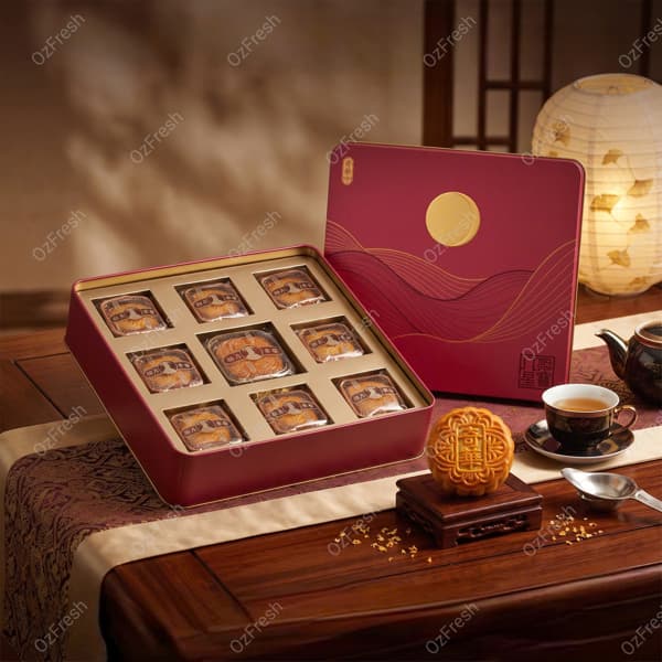 Bánh Trung Thu Keewah Hộp Vip 9 Bánh