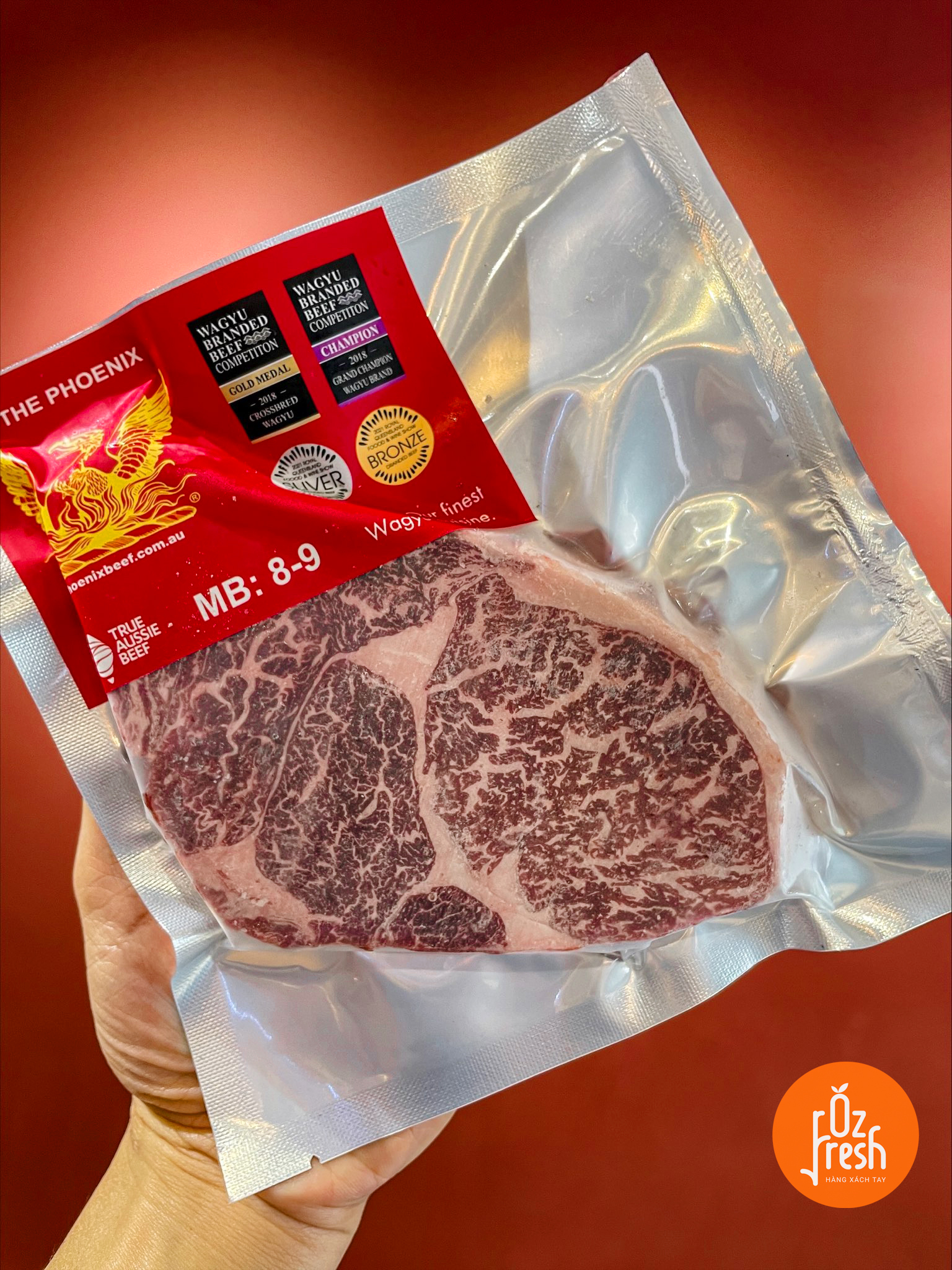 Thịt Bò Wagyu Phoenix Úc ( Rib Eye – MB 8-9)