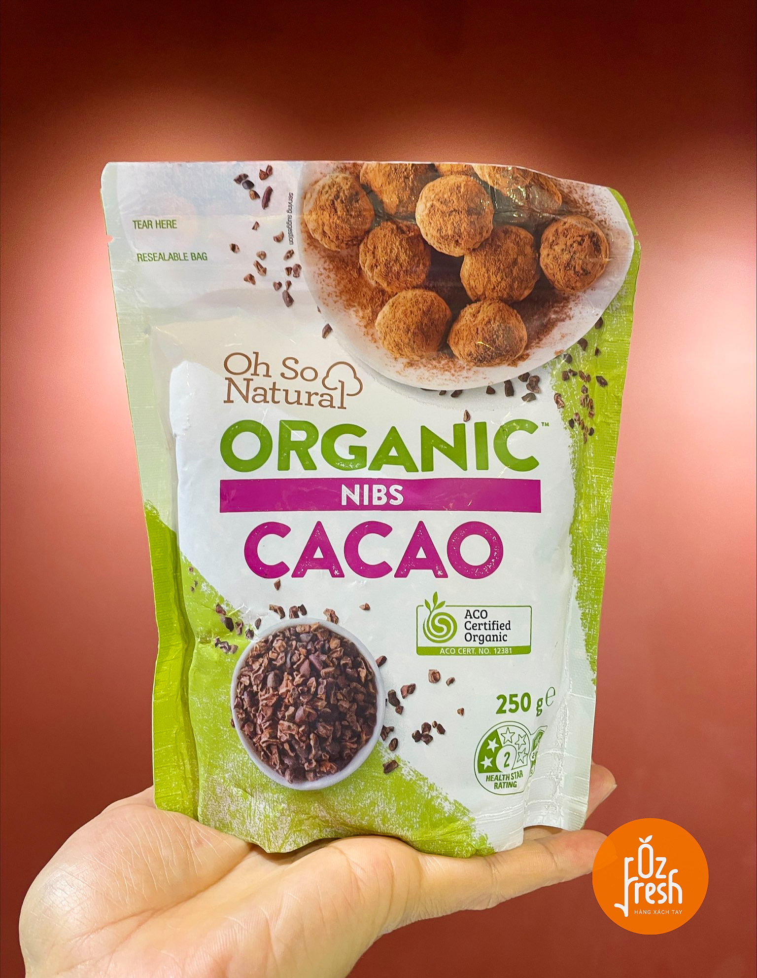 Ca Cao Nibs Organic Úc ( Organic Cacao Nibs)