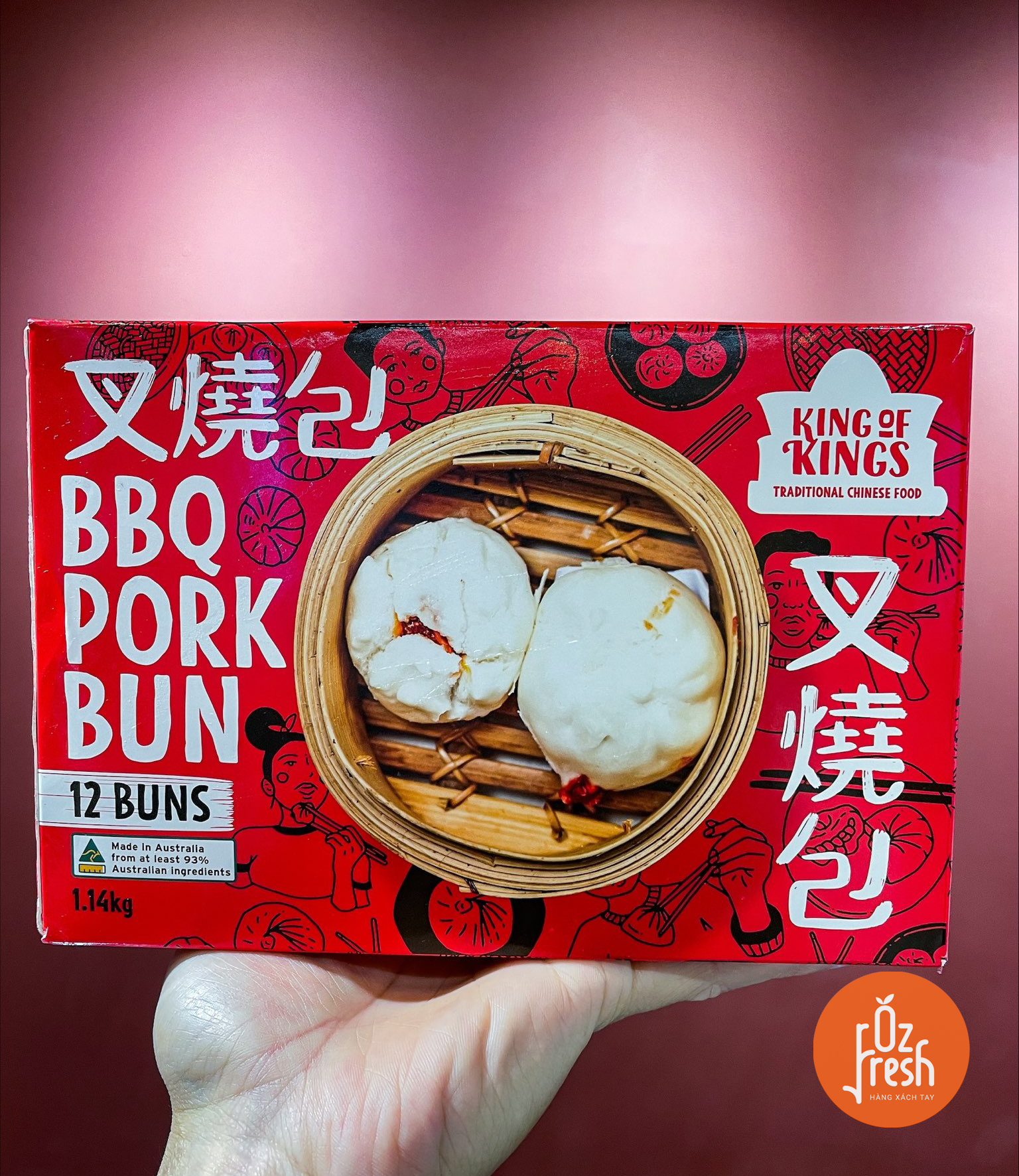 Bánh Bao Xá Xíu BBQ Úc