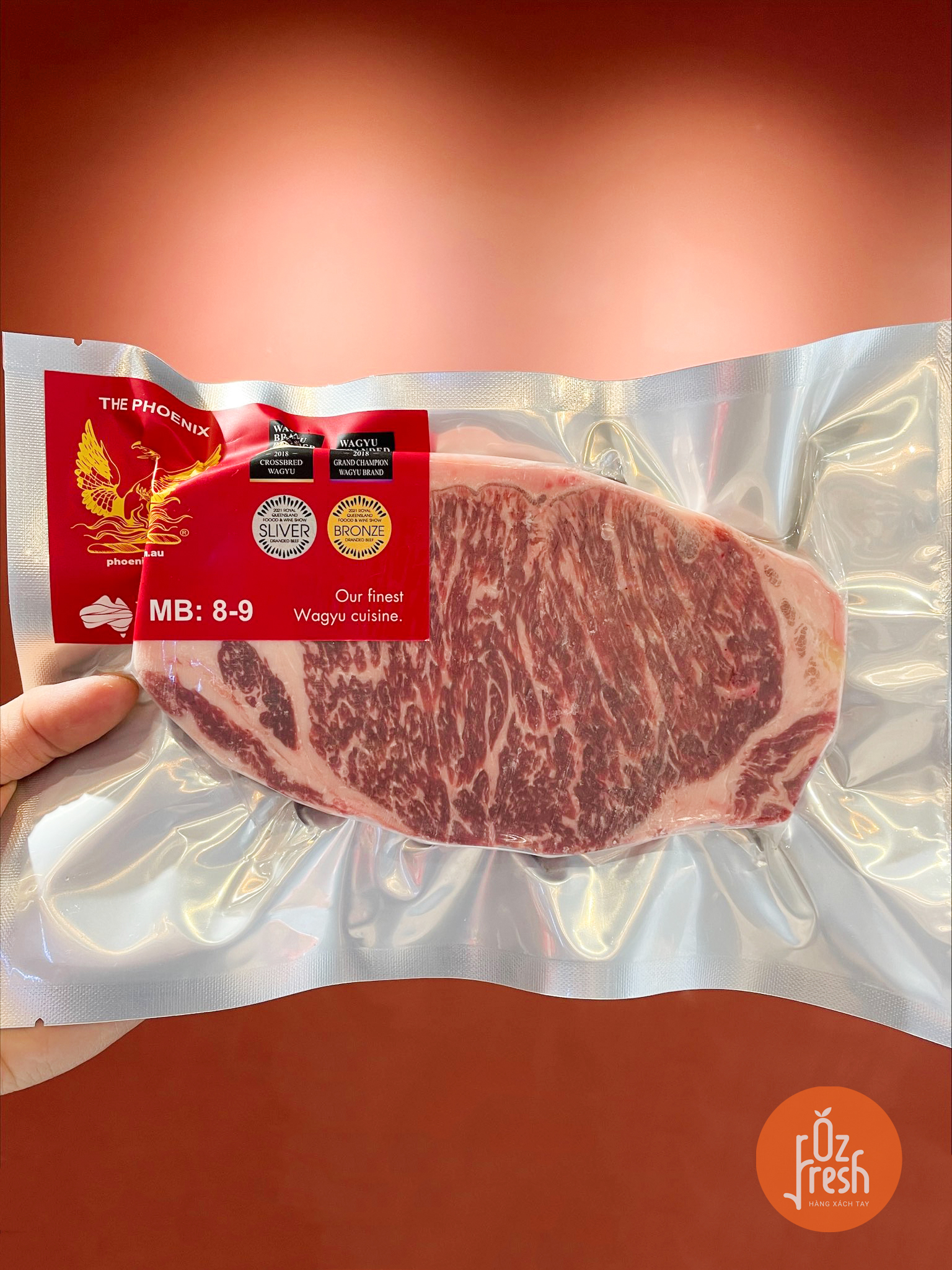 Thịt Bò Wagyu Phoenix Úc ( Striploin – MB 9)