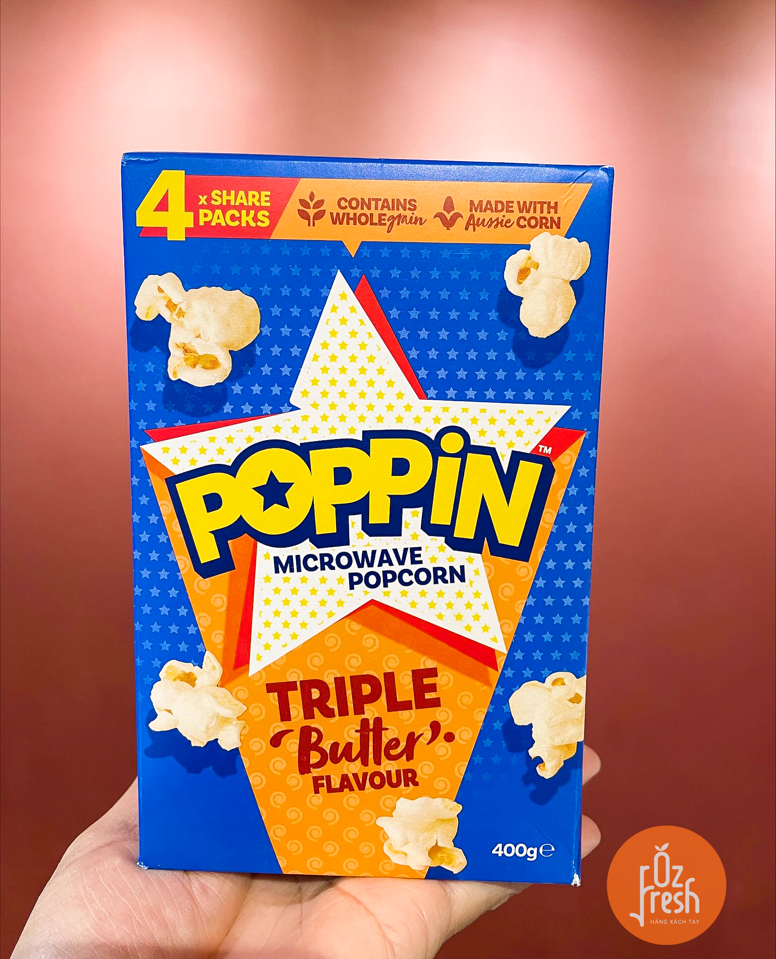 Bỏng Ngô Tự Làm Poppin Microwave Popcorn