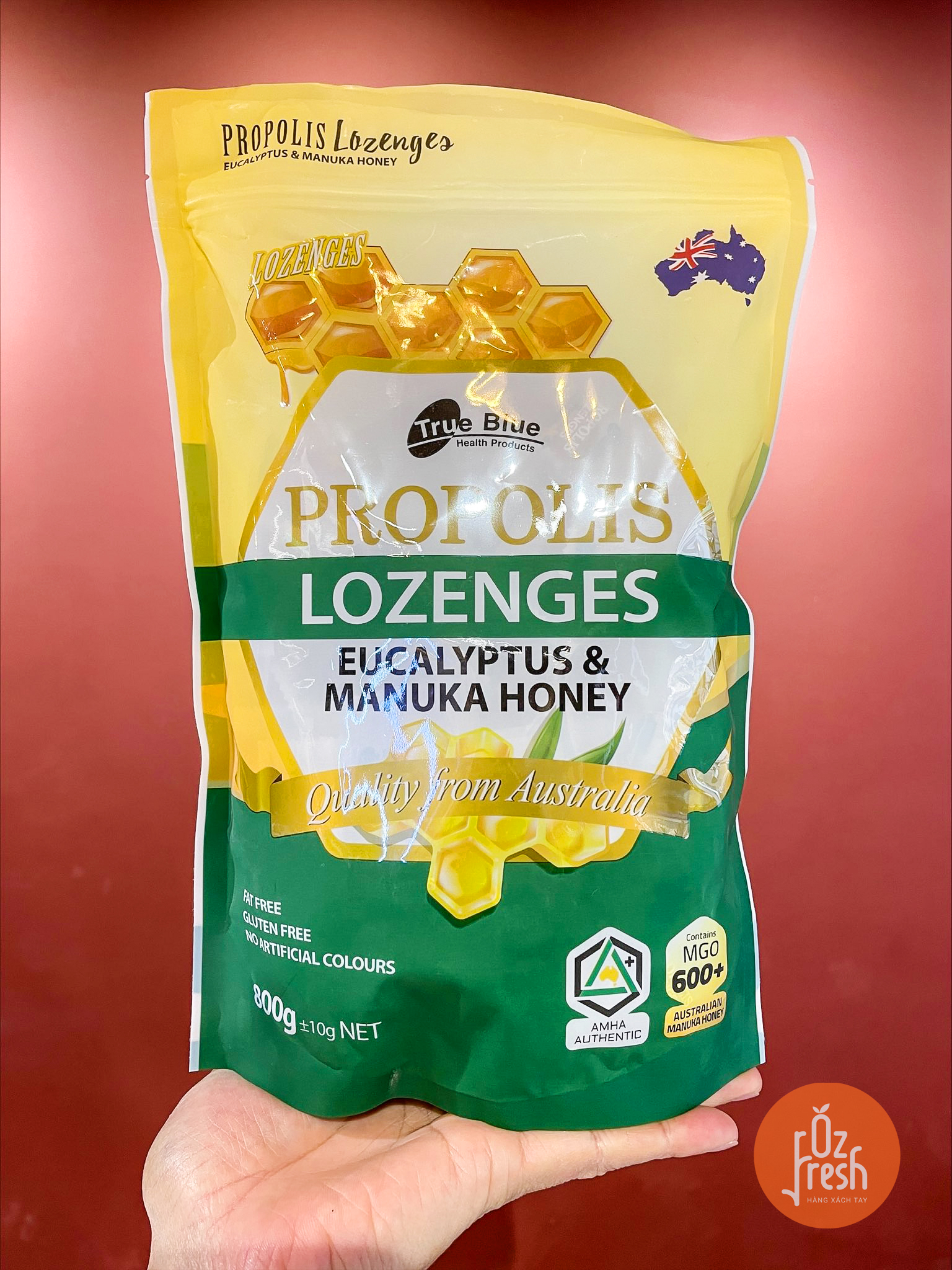 Kẹo Mật Ong Úc Propolis Lozenges